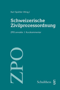 Vorderes Coverbild Schweizerische Zivilprozessordnung