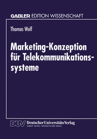 Vorderes Coverbild Marketing-Konzeption für Telekommunikationssysteme