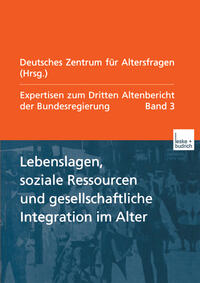 Vorderes Coverbild Lebenslagen, soziale Ressourcen und gesellschaftliche Integration im Alter