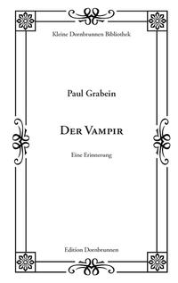 Vorderes Coverbild Der Vampir