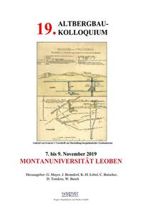 Vorderes Coverbild 19. Altbergbaukolloquium