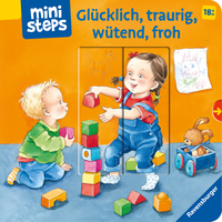 Vorderes Coverbild ministeps: Glücklich, traurig, wütend, froh