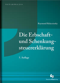 Vorderes Coverbild Die Erbschaft- und Schenkungsteuererklärung