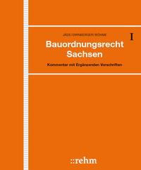 Vorderes Coverbild Bauordnungsrecht Sachsen