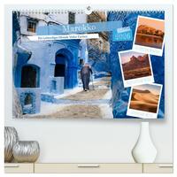 Vorderes Coverbild Marokko, ein lebendiges Mosaik voller Farben. (hochwertiger Premium Wandkalender 2026 DIN A2 quer), Kunstdruck in Hochglanz