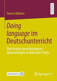 Vorderes Coverbild Doing language im Deutschunterricht