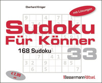 Vorderes Coverbild Sudoku für Könner 33 (5 Exemplare à 2,99 €)
