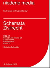 Vorderes Coverbild Schemata Zivilrecht - Karteikarten - 2023