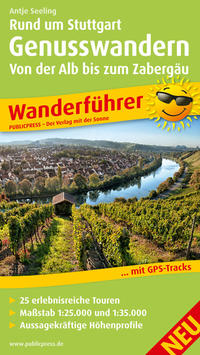 Vorderes Coverbild Rund um Stuttgart Genusswandern - Von der Alb bis zum Zabergäu