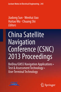 Vorderes Coverbild China Satellite Navigation Conference (CSNC) 2013 Proceedings
