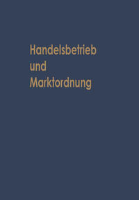 Vorderes Coverbild Handelsbetrieb und Marktordnung