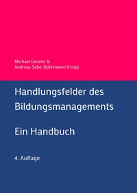 Vorderes Coverbild Handlungsfelder des Bildungsmanagements