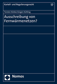 Vorderes Coverbild Ausschreibung von Fernwärmenetzen?
