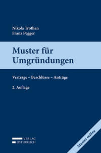 Vorderes Coverbild Muster für Umgründungen