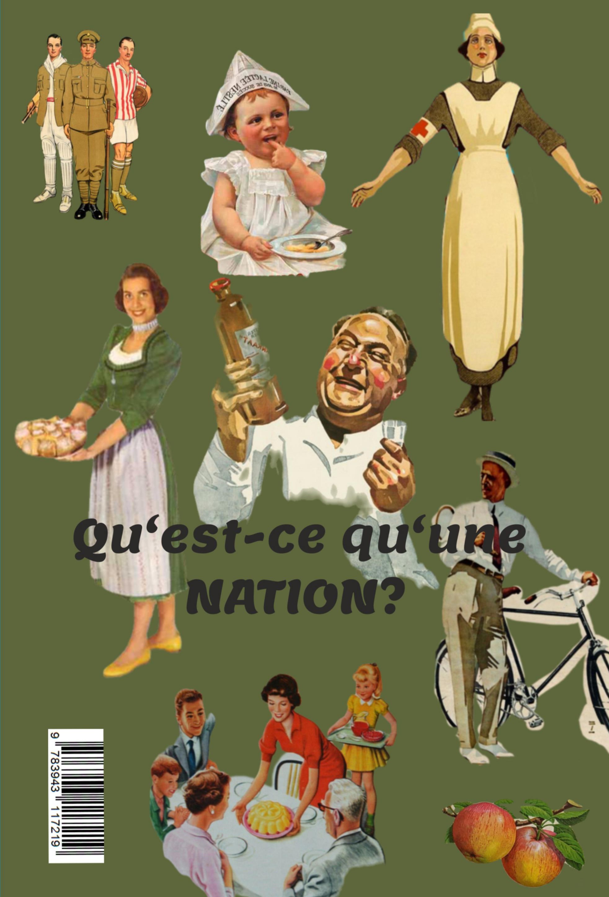 Rückseitencover Was ist eine Nation? / Qu´est-ce qu´une nation?