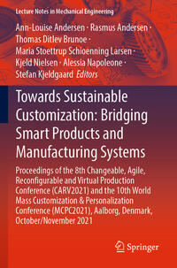 Vorderes Coverbild Towards Sustainable Customization: Bridging Smart Products and Manufacturing Systems