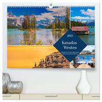 Vorderes Coverbild Kanadas Westen - Abenteuer mit dem Wohnmobil - British Columbia & Alberta (hochwertiger Premium Wandkalender 2025 DIN A2 quer), Kunstdruck in Hochglanz
