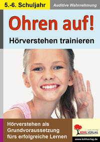 Vorderes Coverbild Ohren auf! - Hörverstehen trainieren / Klasse 5-6