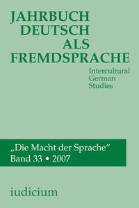 Vorderes Coverbild Jahrbuch Deutsch als Fremdsprache