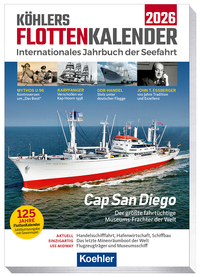 Vorderes Coverbild Köhlers FlottenKalender 2026