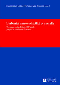 Vorderes Coverbild L’urbanité entre sociabilité et querelle