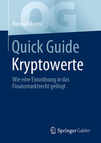 Vorderes Coverbild Quick Guide Kryptowerte
