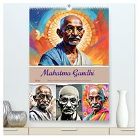 Vorderes Coverbild Mahatma Gandhi (hochwertiger Premium Wandkalender 2026 DIN A2 hoch), Kunstdruck in Hochglanz