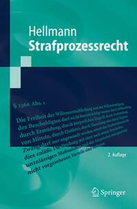 Vorderes Coverbild Strafprozessrecht
