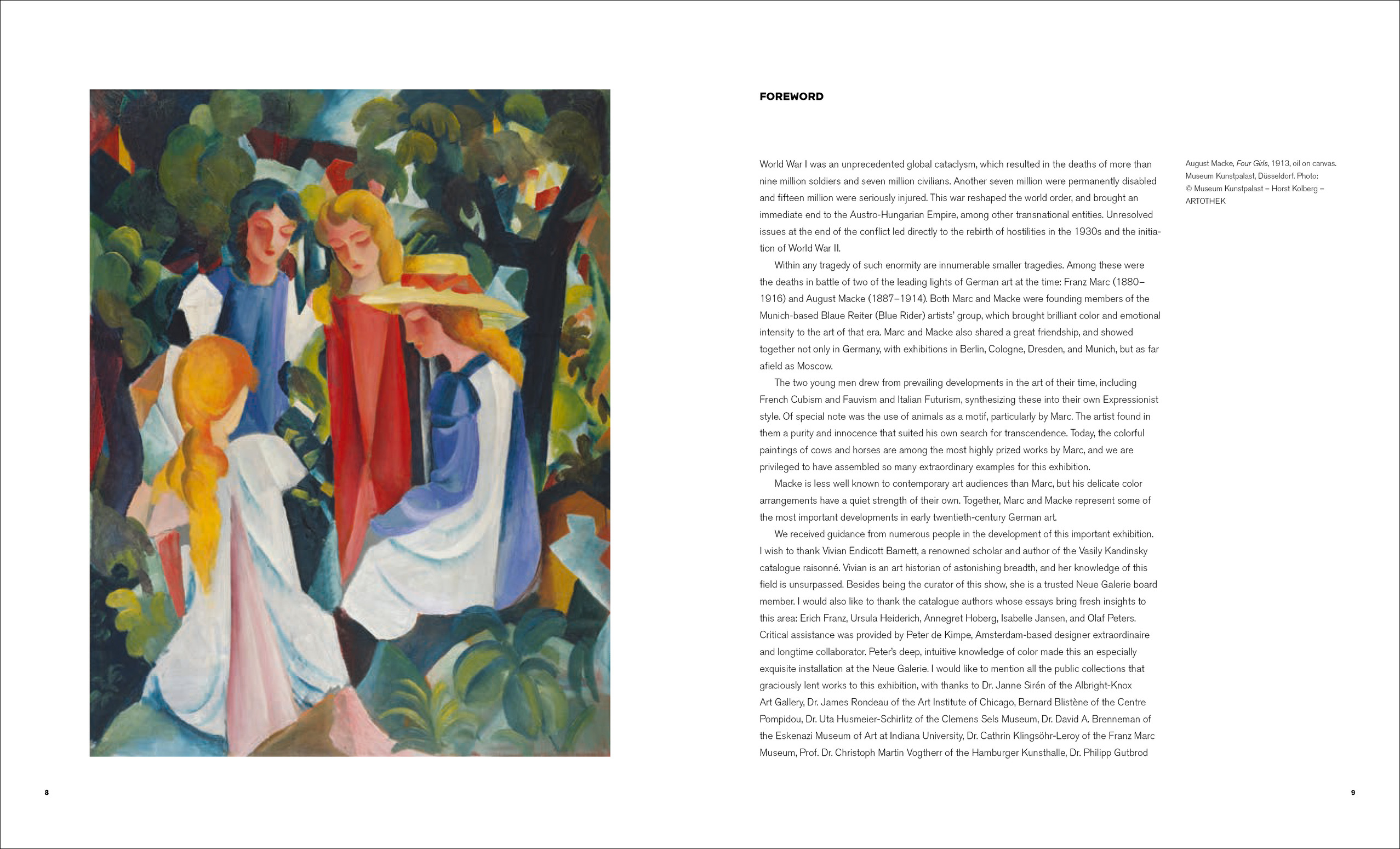 Beispielinhalt (Bild) Franz Marc and August Macke