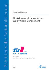 Vorderes Coverbild Blockchain-Applikation für das Supply-Chain-Management