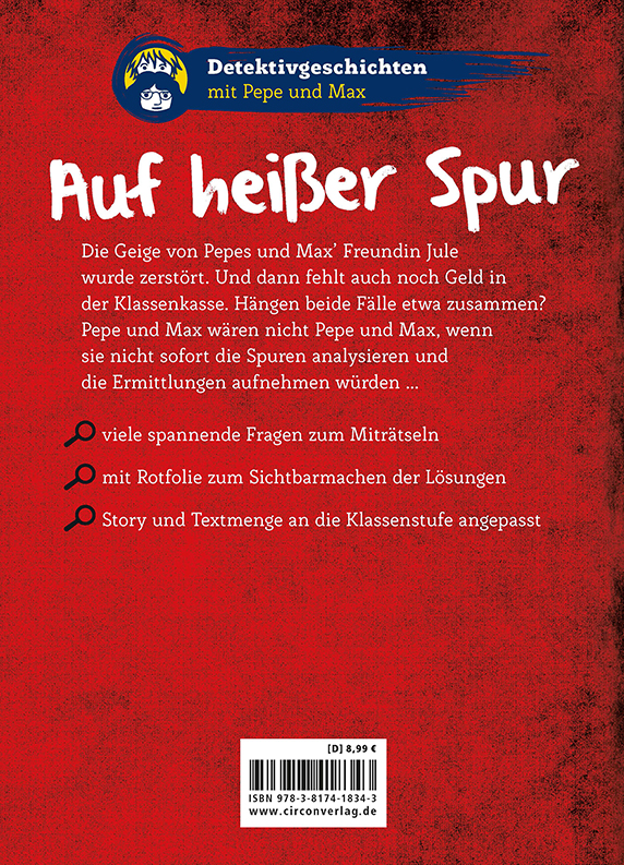 Rückseitencover Auf heißer Spur