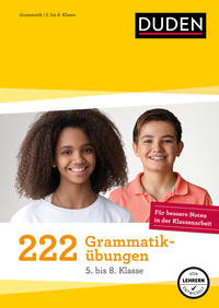 Vorderes Coverbild 222 Grammatikübungen - 5. bis 8. Klasse