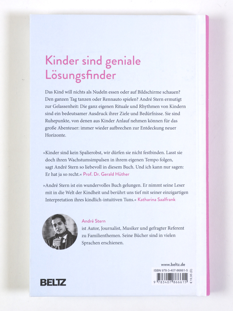 Rückseitencover Die Rhythmen und Rituale unserer Kinder