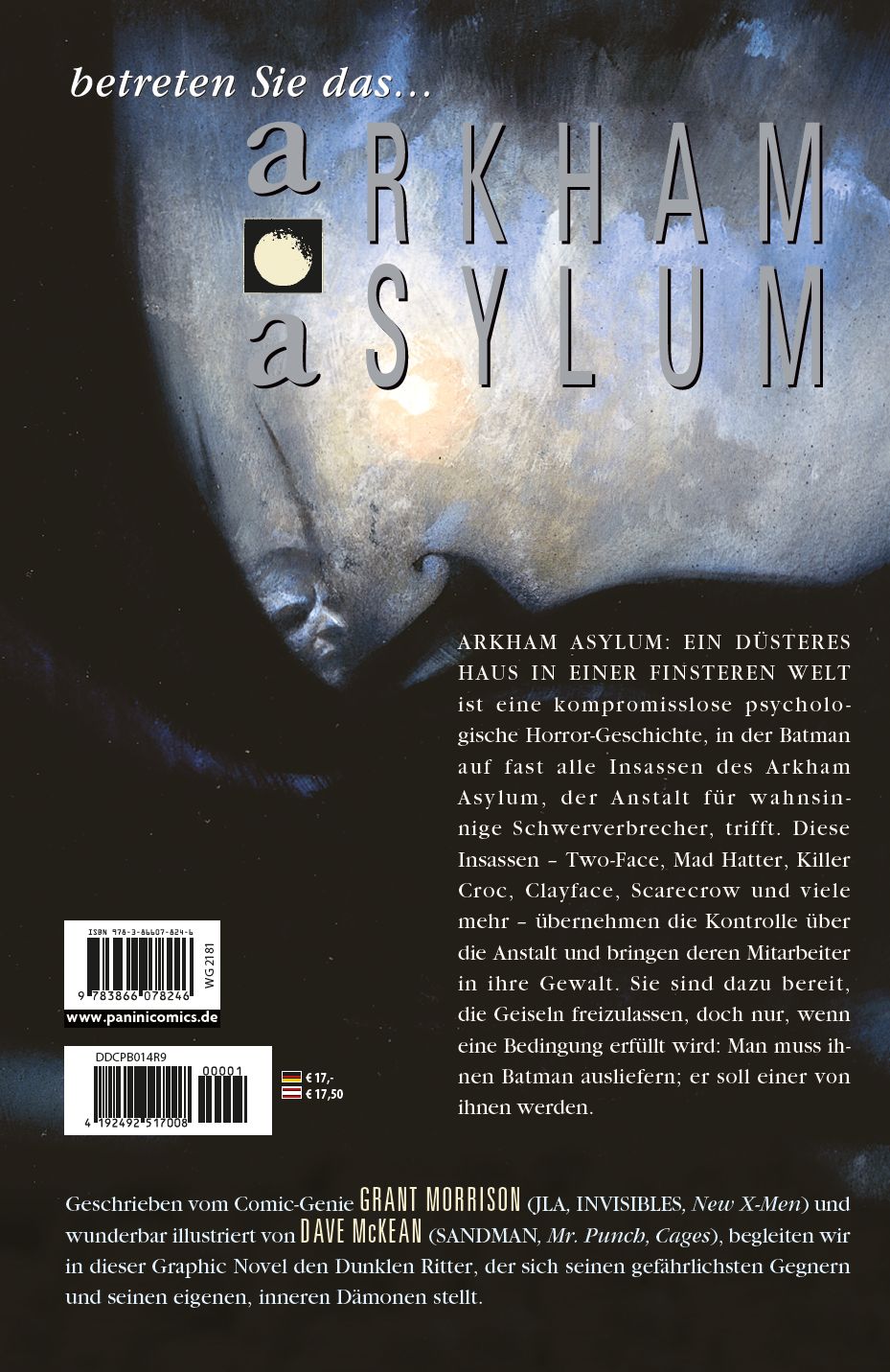 Rückseitencover Batman: Arkham Asylum