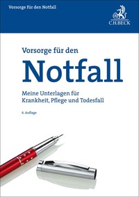 Vorderes Coverbild Meine Vorsorgemappe