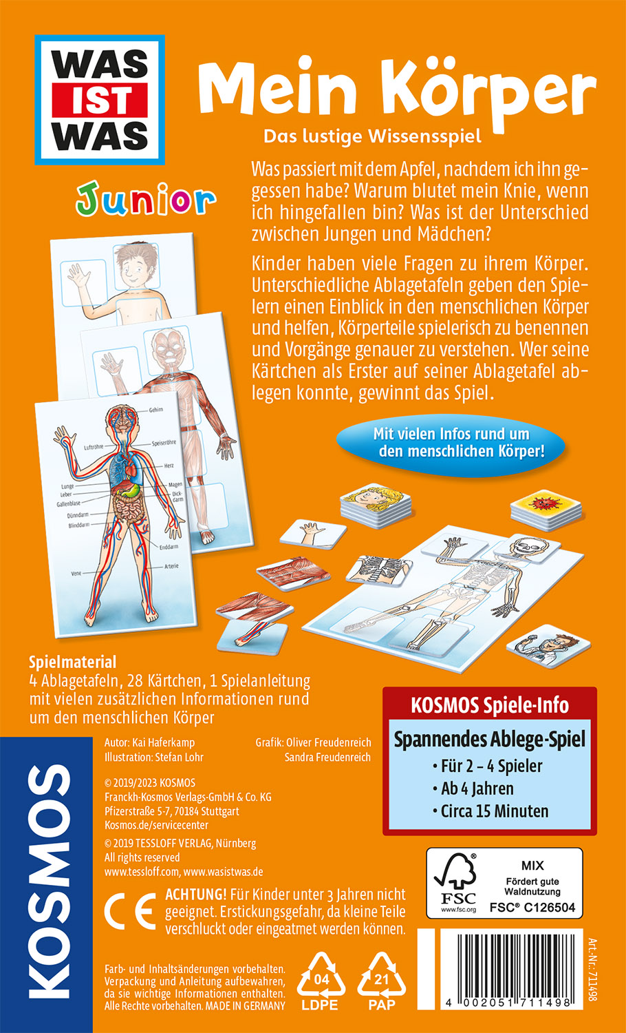 Rückseitencover WAS IST WAS Junior Mein Körper