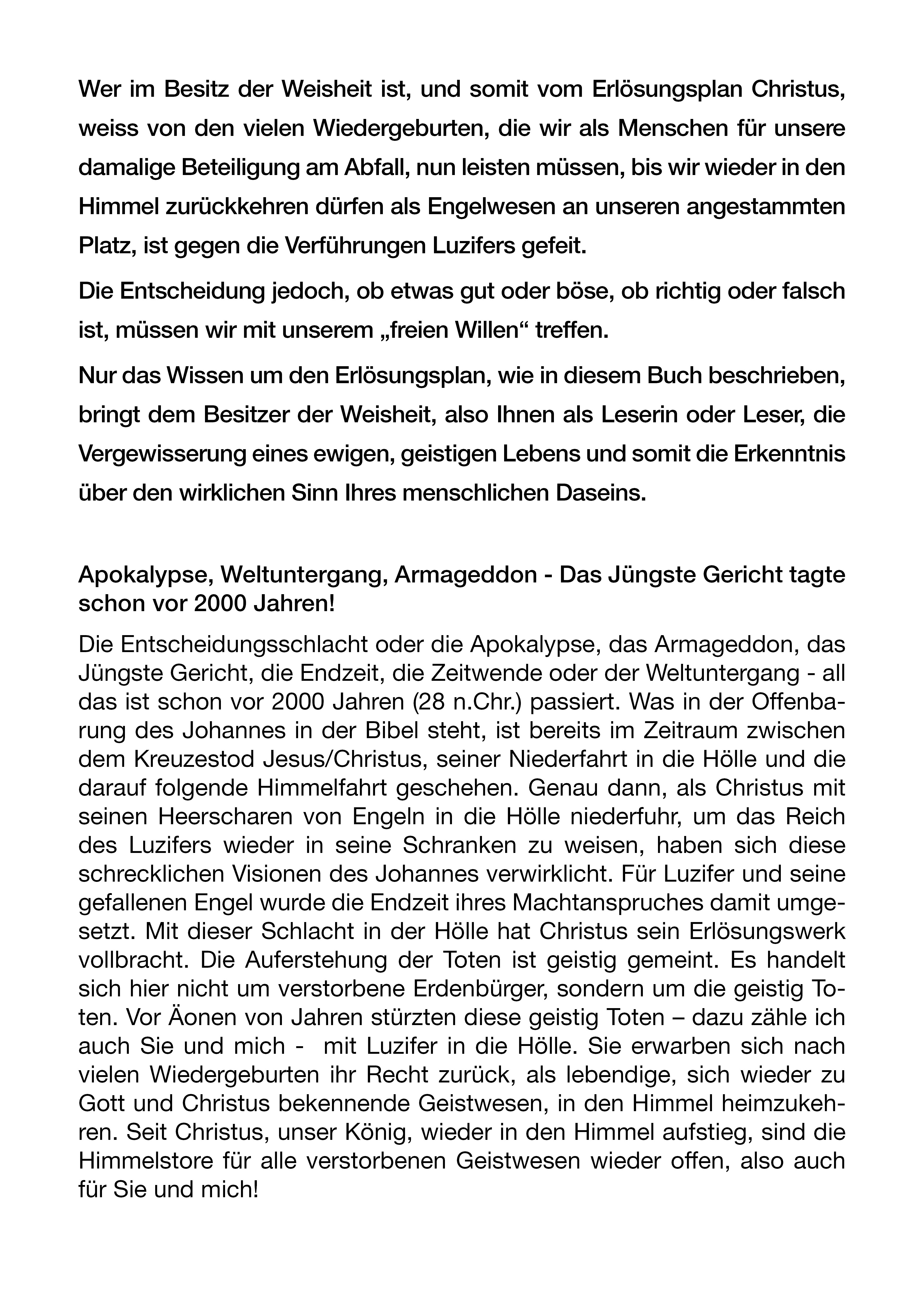 Rückseitencover Das Medaillon Gottes