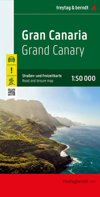 Vorderes Coverbild Gran Canaria, Straßen- und Freizeitkarte 1:50.000, freytag & berndt