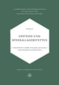 Vorderes Coverbild Gesteine und Minerallagerstätten