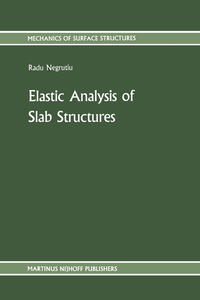 Vorderes Coverbild Elastic Analysis of Slab Structures