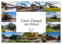 Vorderes Coverbild Unter Dampf im Osten (Wandkalender 2025 DIN A4 quer), CALVENDO Monatskalender