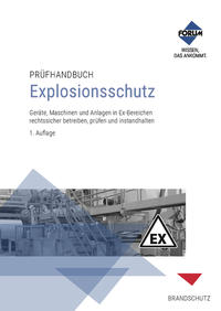 Vorderes Coverbild Prüfhandbuch Explosionsschutz
