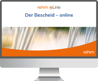 Vorderes Coverbild Der Bescheid online