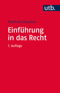 Vorderes Coverbild Einführung in das Recht