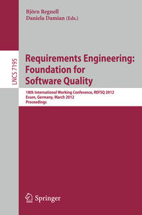 Vorderes Coverbild Requirements Engineering: Foundation for Software Quality