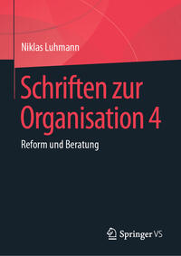 Vorderes Coverbild Schriften zur Organisation 4