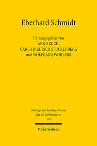 Vorderes Coverbild Eberhard Schmidt