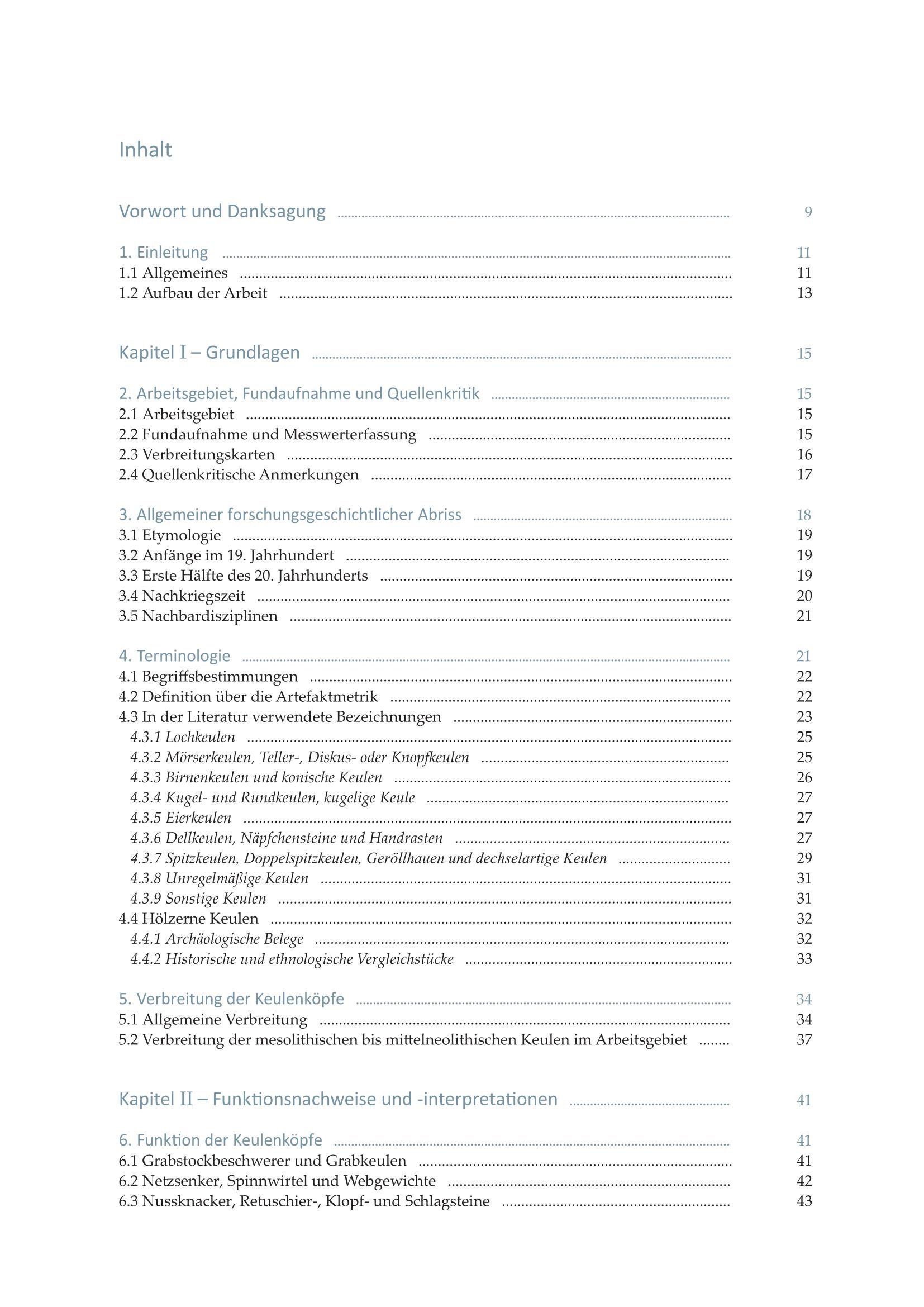 Beispielinhalt (Bild) Steinerne Keulenköpfe des Mesolithikums, Alt- und Mittelneolithikums