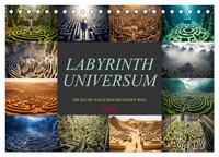 Vorderes Coverbild Labyrinth Universum (Tischkalender 2025 DIN A5 quer), CALVENDO Monatskalender