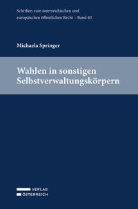 Vorderes Coverbild Wahlen in sonstigen Selbstverwaltungskörpern